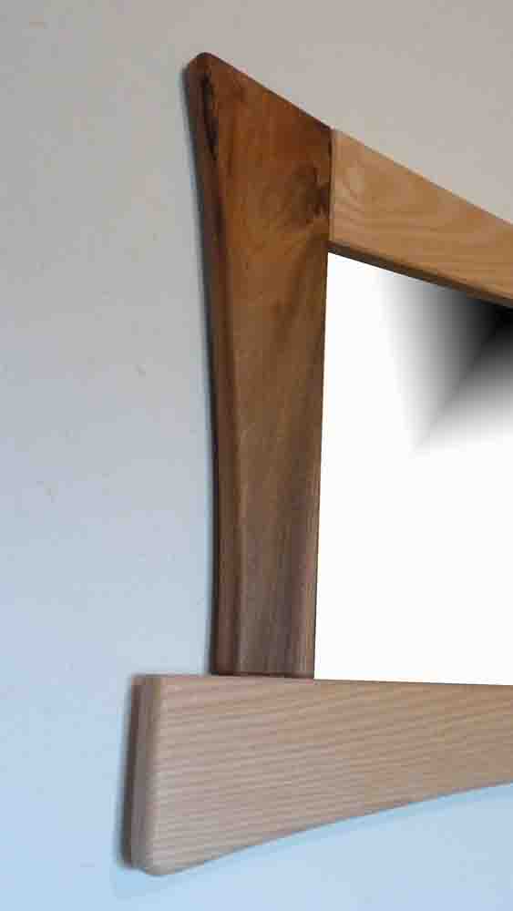 Miroir en bois plein pied - vue 2