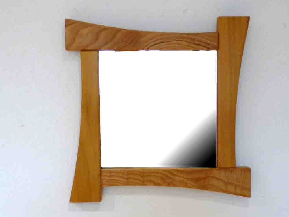 Miroir en Acacia et Châtaigner