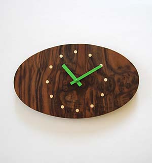 Horloge en Bois - vue 1